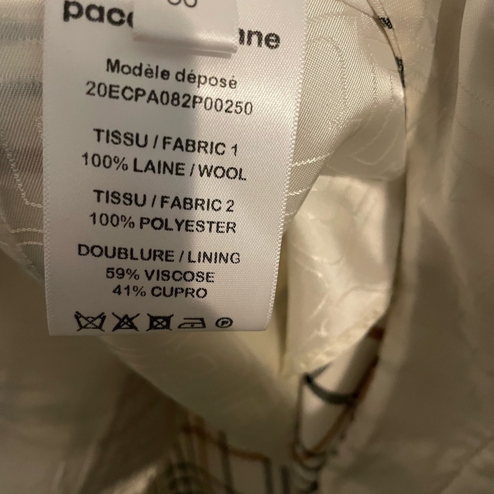 Paco Rabanne checked wool pants - Picture 5 of 11